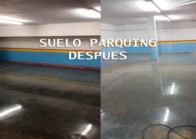 hormigón pulido parkings badalona